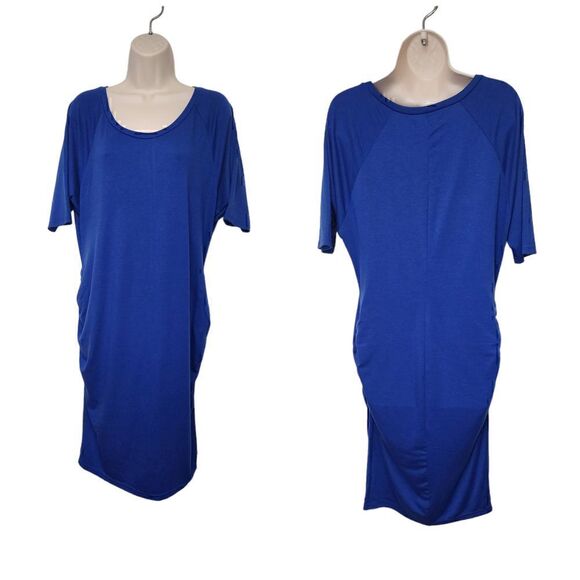 Old Navy Dresses & Skirts - Old Navy Blue Maternity Shirtdress Size Medium